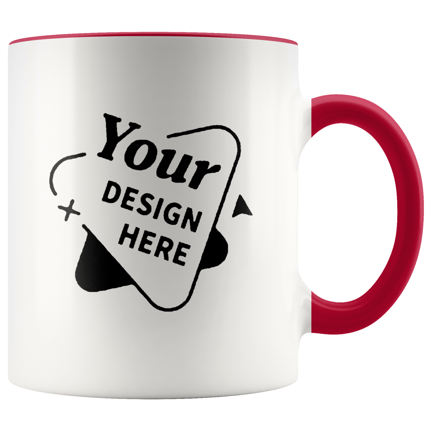 Your Design Here Accent Mug