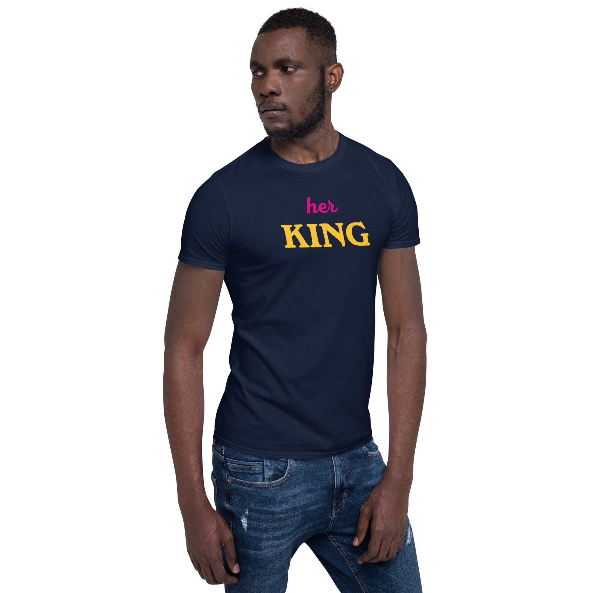 Her King Softstyle T-Shirt navy left